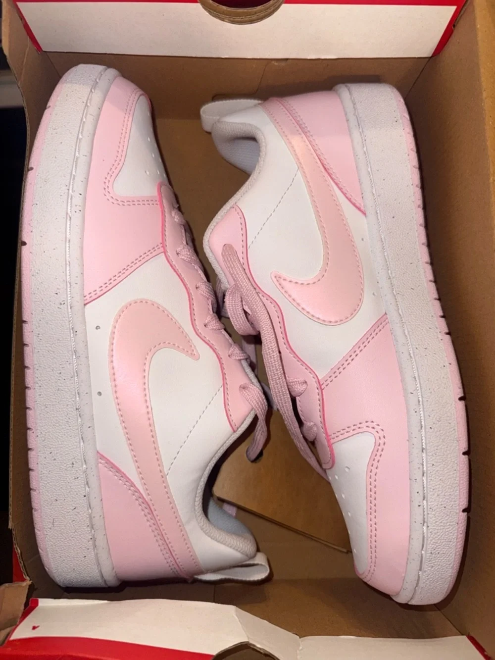 Nike Court Borough Low Recraft Pink size 7y (8.5 women) New in Box